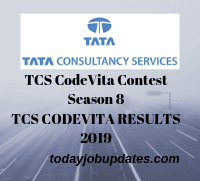  TCS CodeVita Results 2019