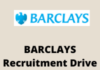 BARCLAYS Recruitment drive