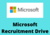 microsoft Recruitment Drive