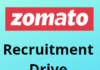 Zomato hiring Fresher