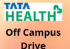 TATA Health hiring freshers