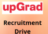 UpGrad hiring Fresher